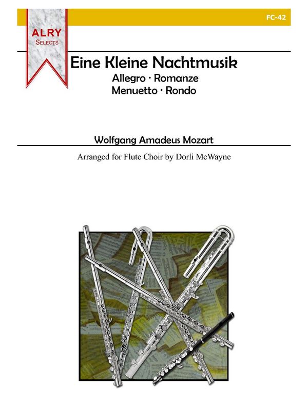 Eine Kleine Nachtmusik KV525&nbsp;&nbsp;for flute choir&nbsp;&nbsp;score and parts