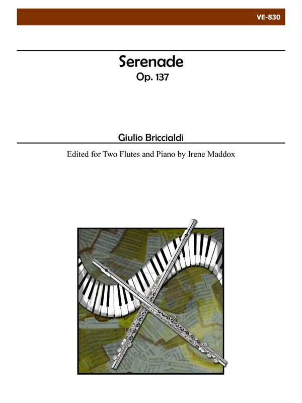 Serenade op.137  for 2 flutes and piano  parts