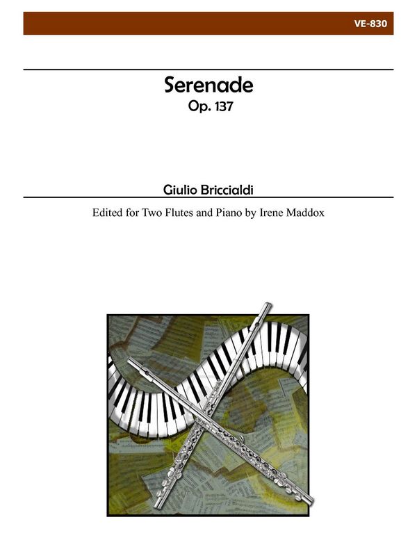 Serenade op.137&nbsp;&nbsp;for 2 flutes and piano&nbsp;&nbsp;parts
