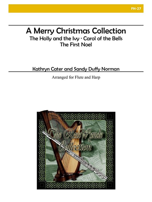 A merry Christmas Collection  for flute and harp  score and part