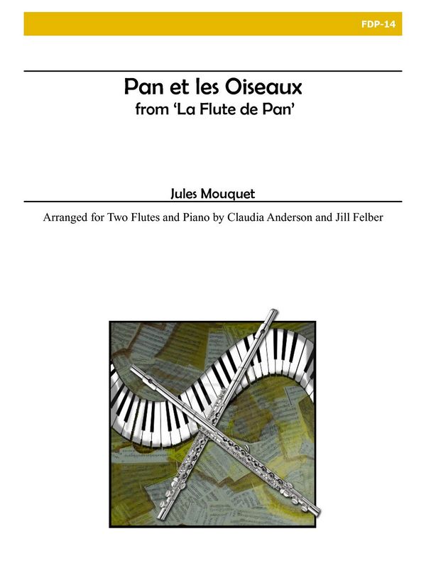 Pan et les Oiseaux from La Flute de Pan&nbsp;&nbsp;for 2 flutes and piano&nbsp;&nbsp;parts