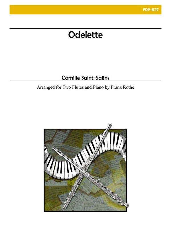 Odelette&nbsp;&nbsp;for two flutes and piano&nbsp;&nbsp;score and parts