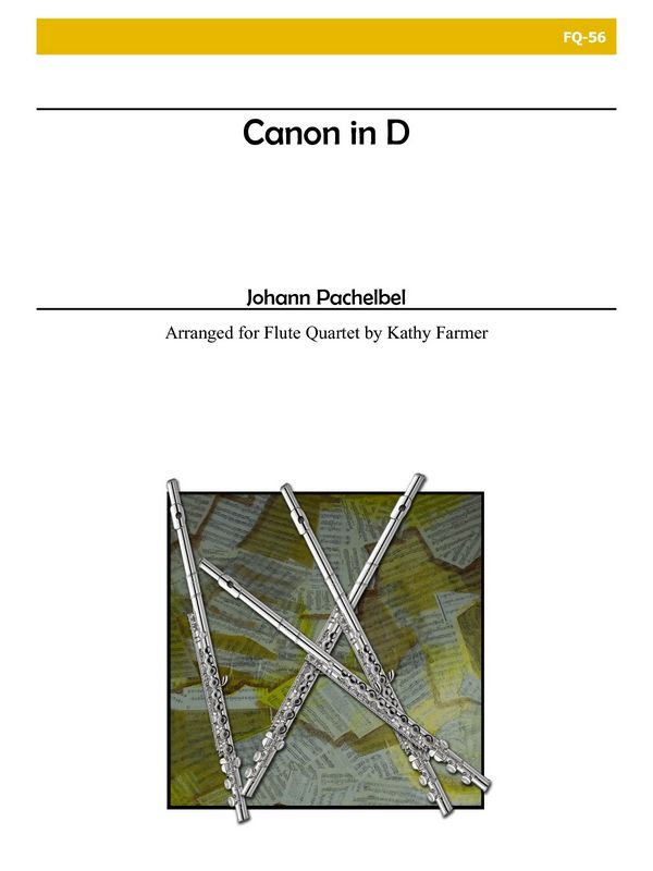 Canon in D&nbsp;&nbsp;for 4 flutes&nbsp;&nbsp;score and parts