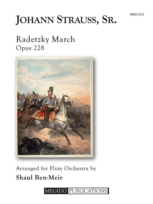 Radetzky March op.228&nbsp;&nbsp;for flute orchestra&nbsp;&nbsp;score and parts