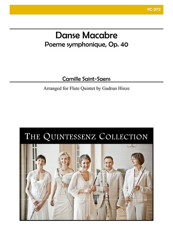 Danse Macabre&nbsp;&nbsp;for flute quintet&nbsp;&nbsp;score and parts