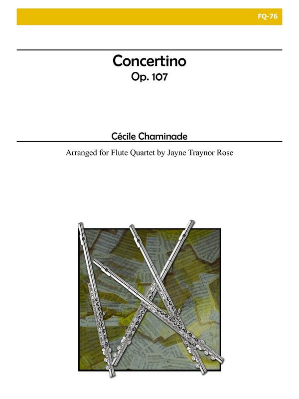 Concertino  for 4 flutes  score and parts