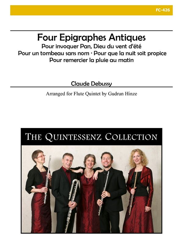 4 Epigraphes Antiques   for flute quintet  score and parts
