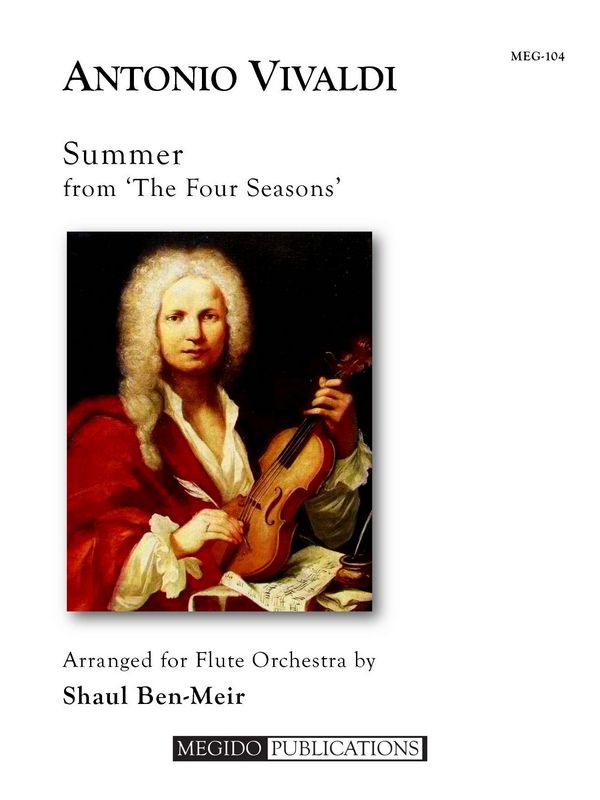 Summer from 'The Four Seasons'&nbsp;&nbsp;for  flute orchestra&nbsp;&nbsp;score and parts