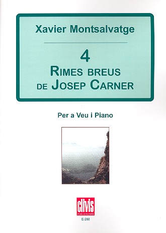 4 rimes breus de Josep Carner&nbsp;&nbsp;per a veu i piano&nbsp;&nbsp;