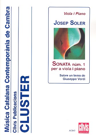Sonata nùm.1 sobre un tema de Giuseppe  Verdi für Viola und Klavier  