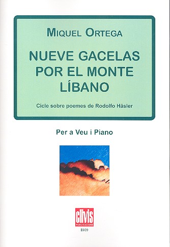 9 Gacelas por el monte líbano for voice  and piano  