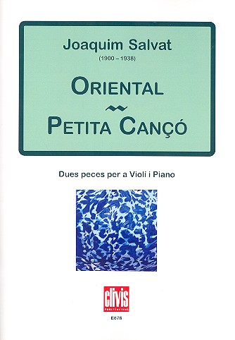 2 Pieces&nbsp;&nbsp;for violin and piano&nbsp;&nbsp;