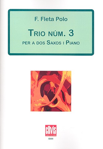 Trio no.3 for 2 saxophones (AT) and piano&nbsp;&nbsp;parts&nbsp;&nbsp;