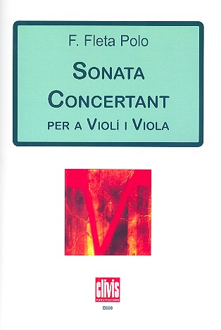 Sonata concertant for violin and viola&nbsp;&nbsp;score&nbsp;&nbsp;