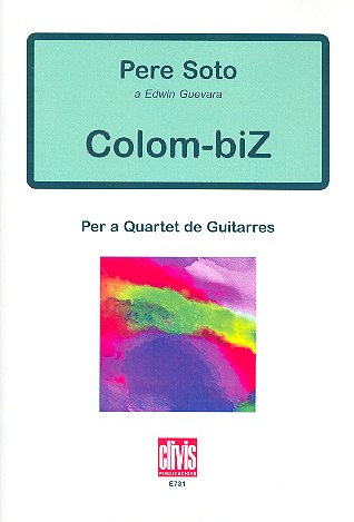 Colom-biZ for 4 guitars  score and parts  