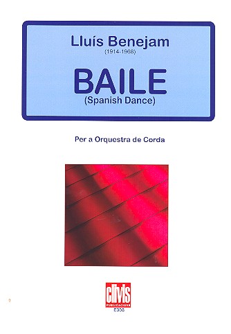 Baile  for string orchestra  score