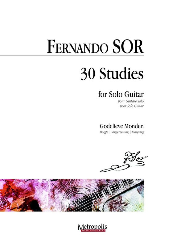 Sor, Fernando&nbsp;&nbsp;30 Studies&nbsp;&nbsp;Guitar