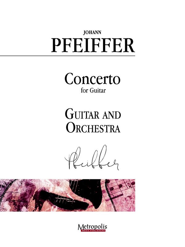 Pfeiffer, Johann&nbsp;&nbsp;Concerto (Partituur)&nbsp;&nbsp;Guitar/Orchestra