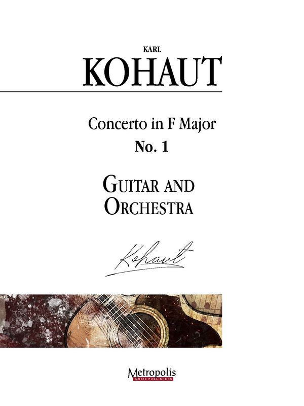 Kohaut, Karl&nbsp;&nbsp;Concerto F-Dur - Nr.1 (Partituur)&nbsp;&nbsp;Guitar/Orchestra
