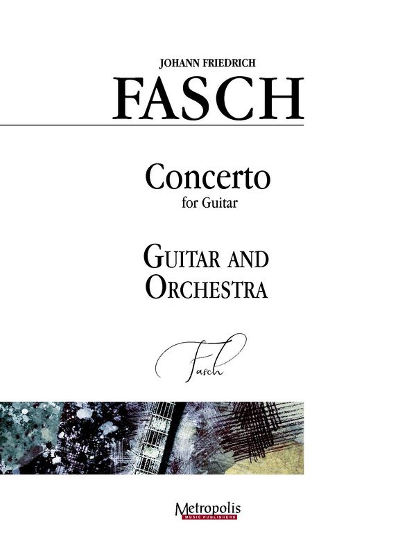 Fasch, Johann Friedrich&nbsp;&nbsp;Concerto (Partituur)&nbsp;&nbsp;Guitar/Orchestra