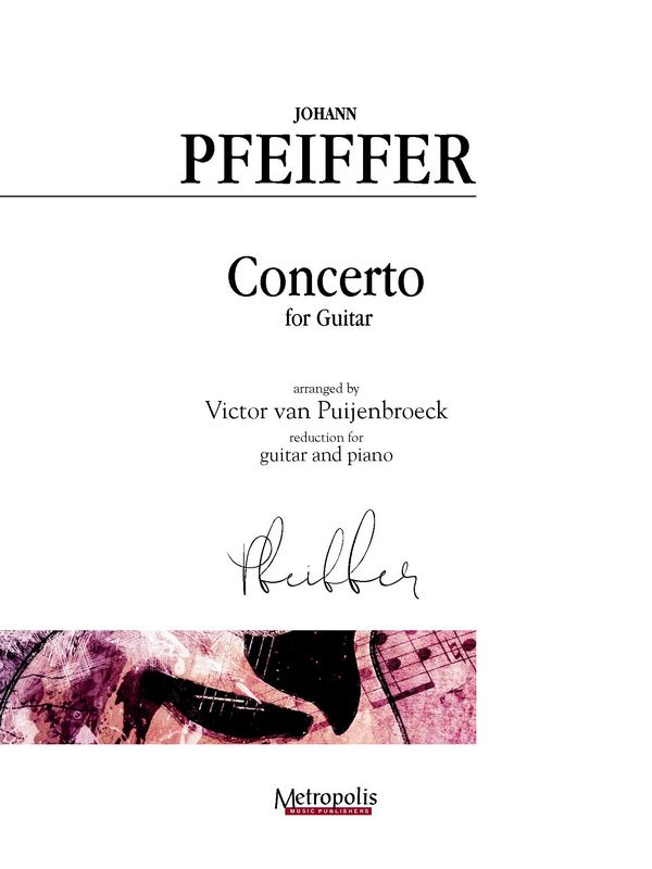 Pfeiffer, Johann&nbsp;&nbsp;Concerto&nbsp;&nbsp;Guitar/Piano