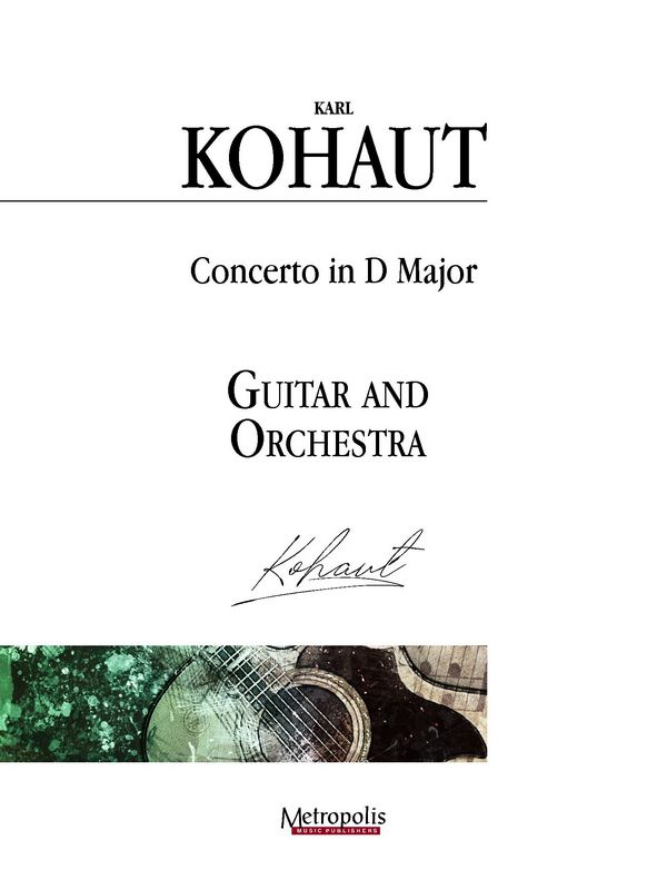 Kohaut, Karl&nbsp;&nbsp;Concerto D-Dur (Partituur)&nbsp;&nbsp;Guitar/Orchestra
