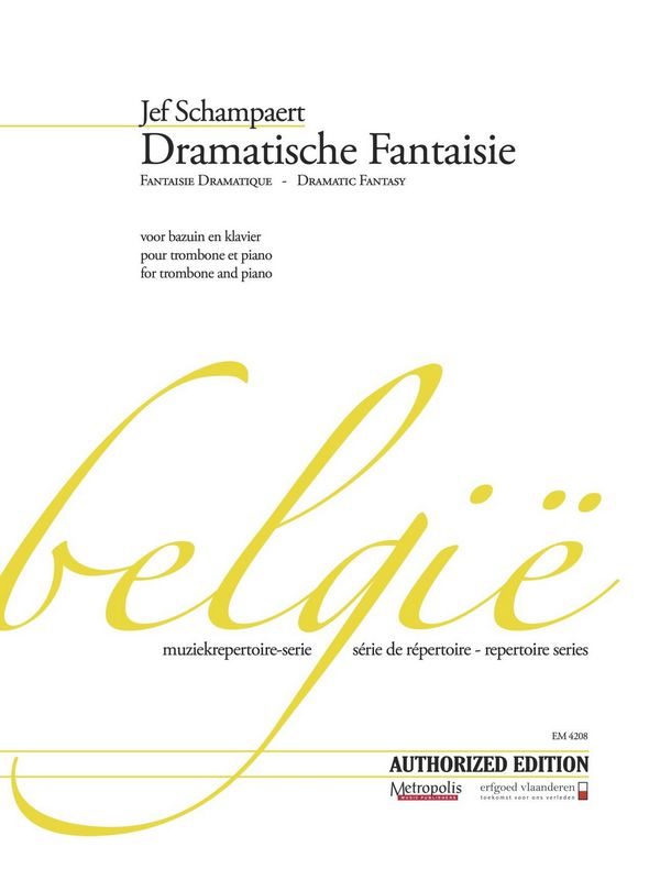 Schampaert, Jef&nbsp;&nbsp;Fantaisie dramatique&nbsp;&nbsp;Trb/Piano