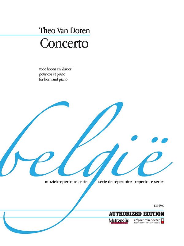 Van Dessel, Lode&nbsp;&nbsp;Concerto&nbsp;&nbsp;Hrn/Piano