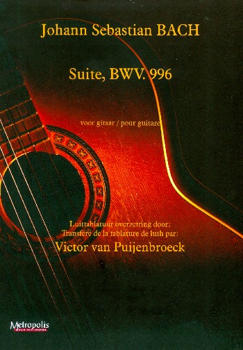 Suite BWV996&nbsp;&nbsp;pour guitare&nbsp;&nbsp;