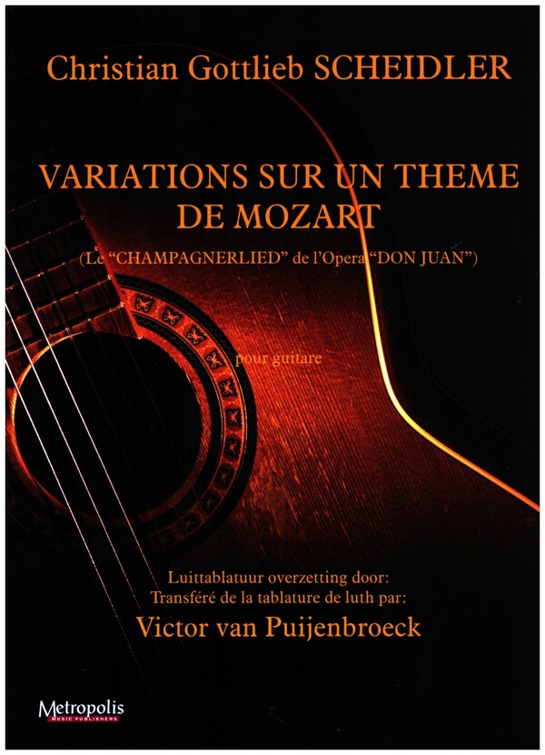 Variations sur un Thème de Mozart&nbsp;&nbsp;pour guitare&nbsp;&nbsp;