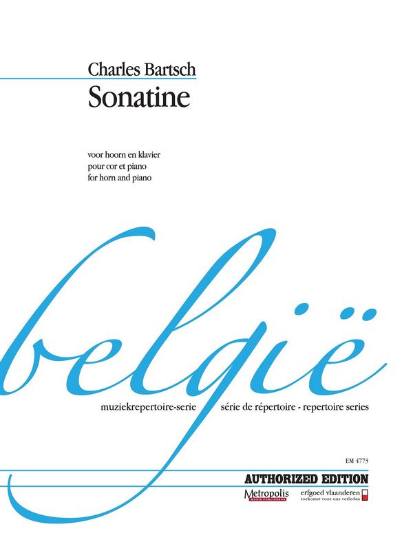 Bartsch, Charles  Sonatine  Hrn/Piano