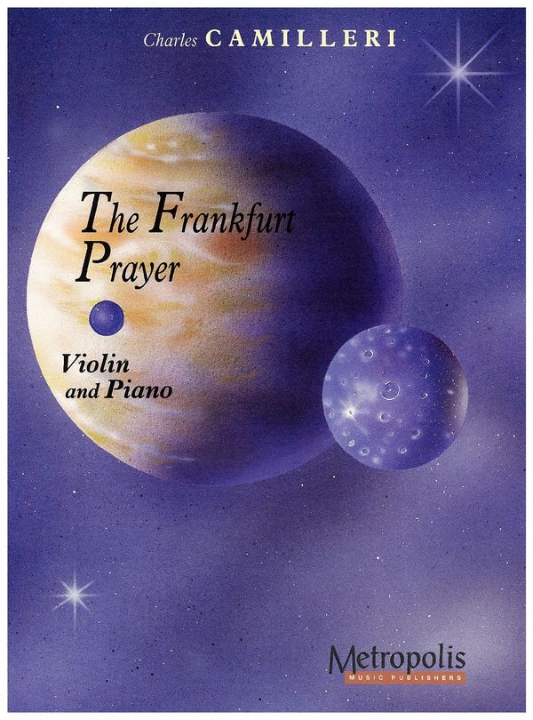 Camilleri, Charles&nbsp;&nbsp;The Frankfurt Prayer&nbsp;&nbsp;Vl/Piano