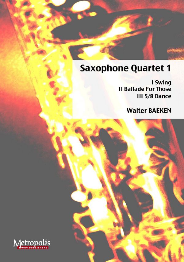 Baeken, Walter  Saxophone Quartet 1  4Sax