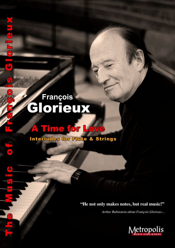 Glorieux, Francois&nbsp;&nbsp;A Time for Love&nbsp;&nbsp;Fl/Orchestra