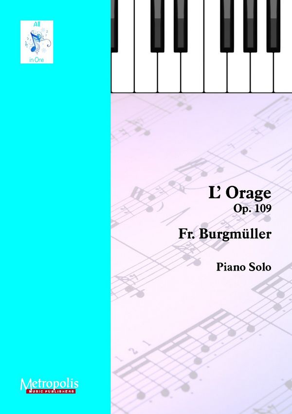 Burgmüller, Friedrich&nbsp;&nbsp;L'Orage - De Storm Op. 109&nbsp;&nbsp;Piano