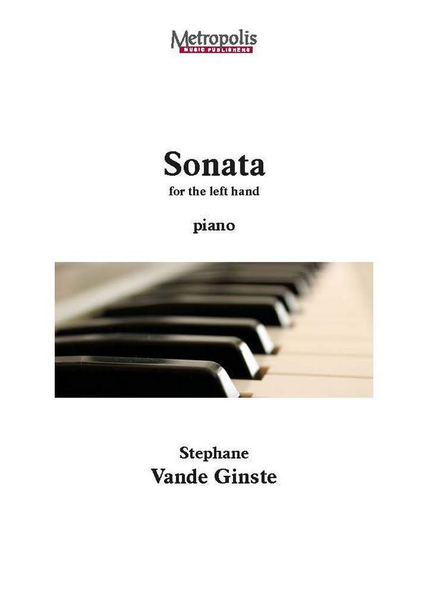 Vande Ginste, Stephane, Sonata&nbsp;&nbsp;Piano Solo&nbsp;&nbsp;