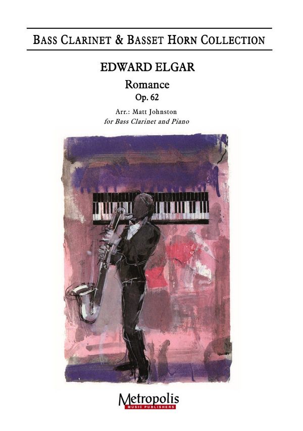 Elgar, Edward, Romance, Op. 62&nbsp;&nbsp;Bass Clarinet and Piano&nbsp;&nbsp;