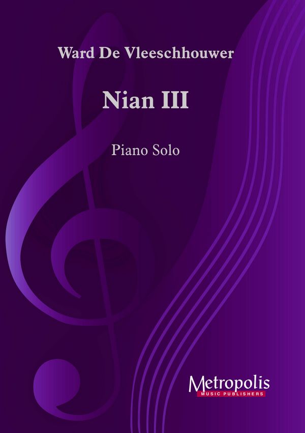 De Vleeschhouwer, Ward, Nian III&nbsp;&nbsp;Piano Solo&nbsp;&nbsp;