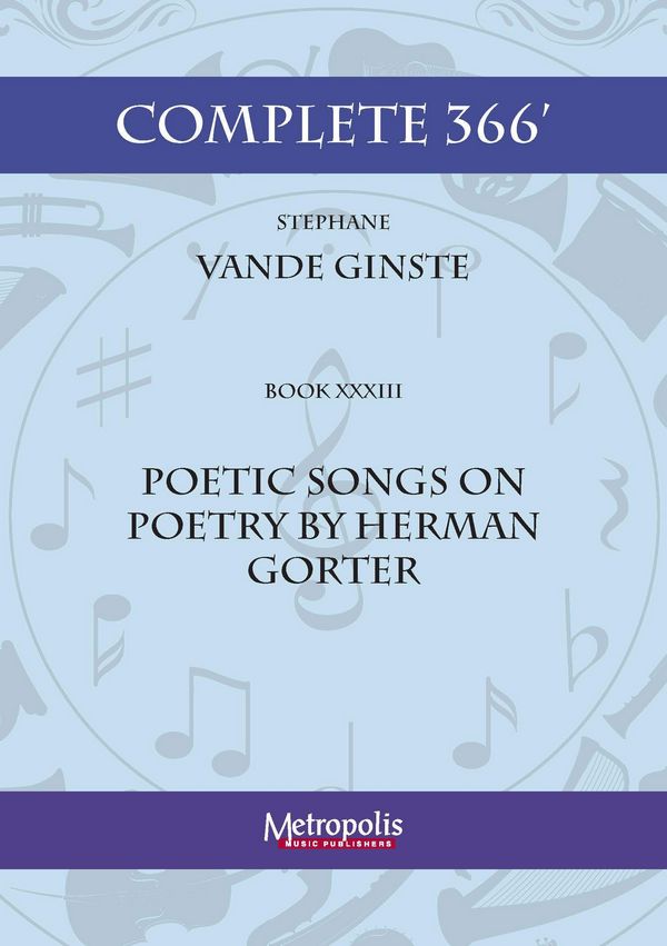 Vande Ginste, Stephane, Complete 366' Book XXXIII Poetic Songs - Poetr&nbsp;&nbsp;Piano Solo&nbsp;&nbsp;