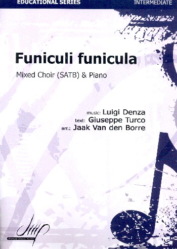 Funiculi Funicula  for mixed chorus and piano  score (it)