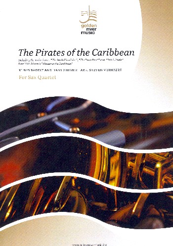 Pirates of the Caribbean:  für 4 Saxophone  Partitur und Stimmen