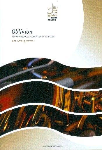 Oblivion  für 4 Saxophone (SATBar)  Partitur und Stimmen