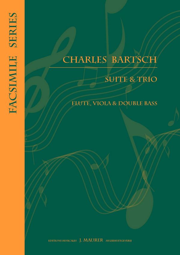 Bartsch, Charles  Suite en Trio  Fl/Va/Cb (Flute with other Instruments)