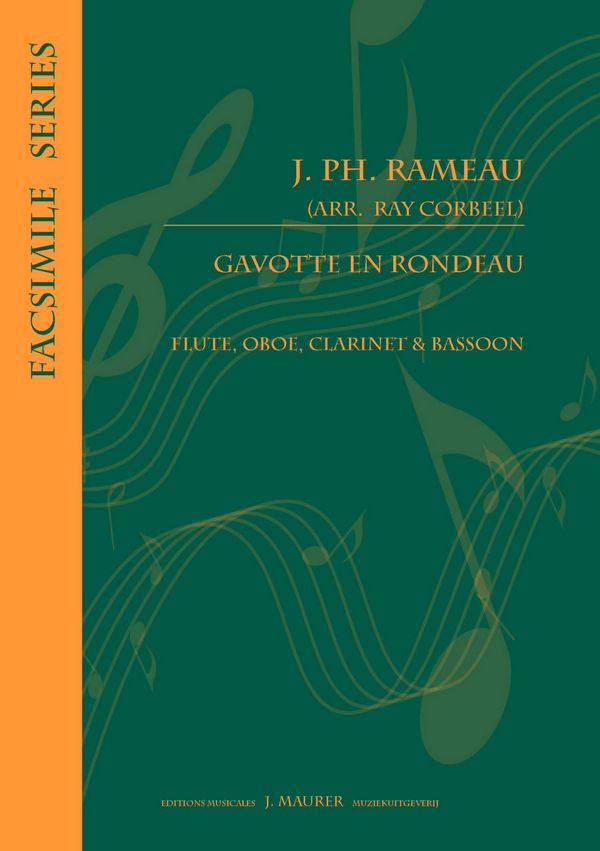 Gavotte en Rondeau  for flute, oboe, clarinet and bassoon  score and parts