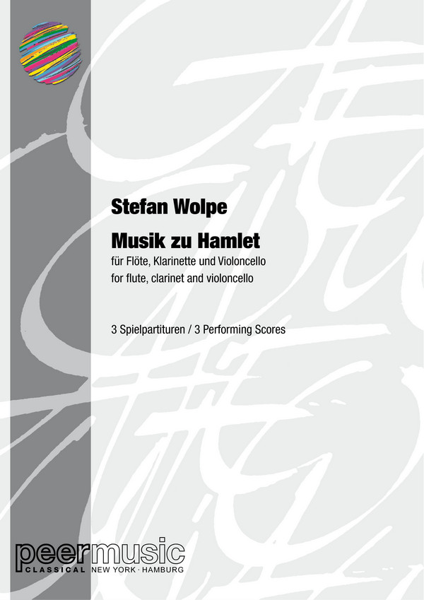 Musik zu Hamlet  für Flöte, Klarinette und Violoncello  3 Spielpartituren