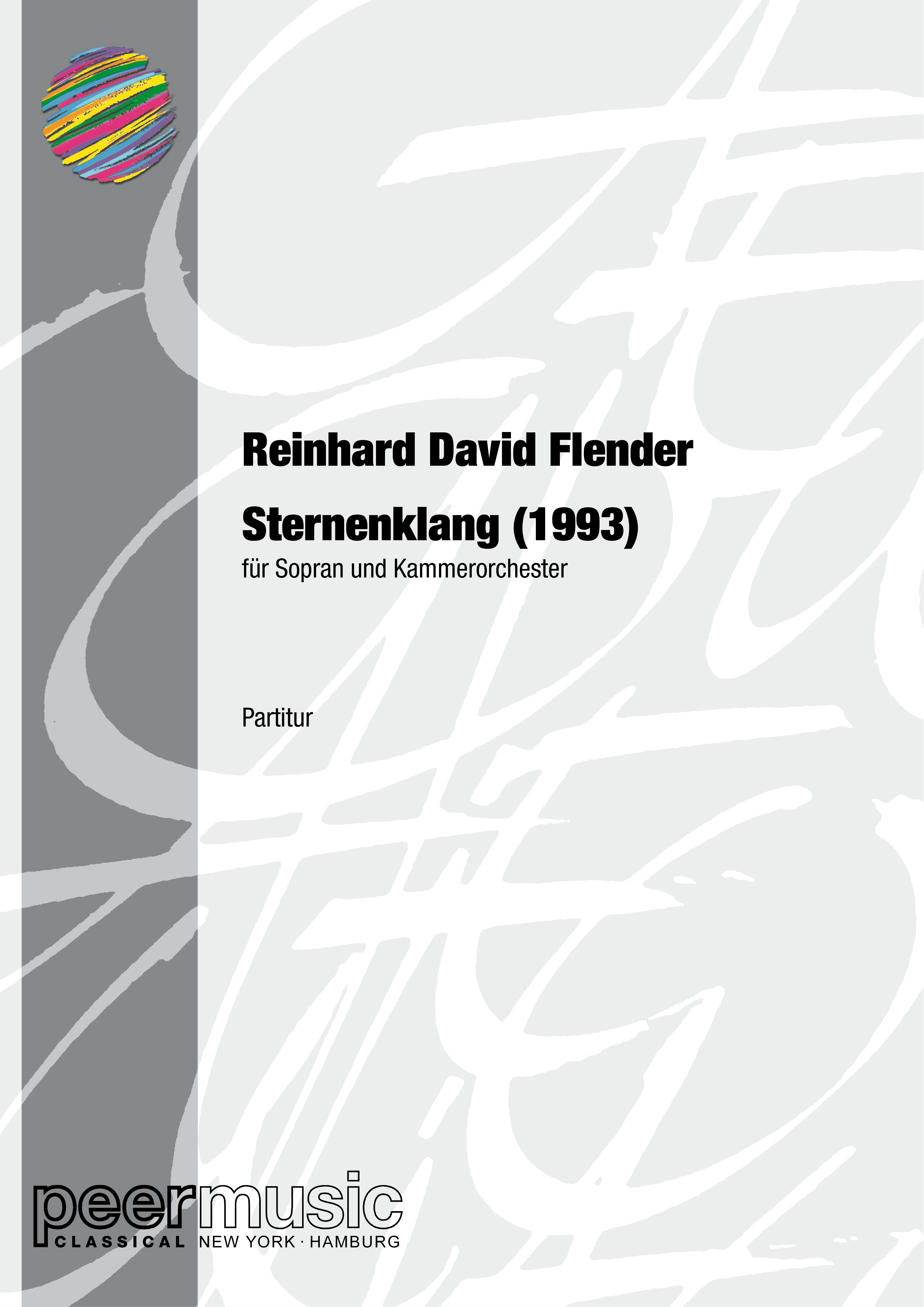 Sternenklang (1993)  für Mezzo-Sopran und Kammerorchester  Partitur