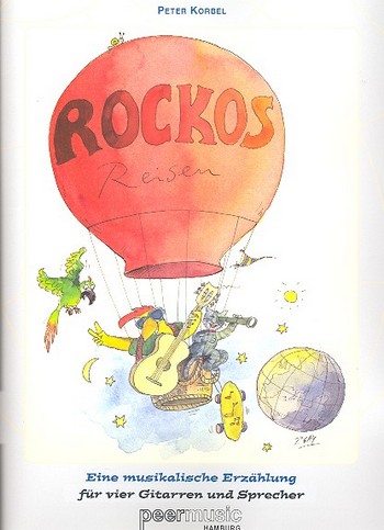 Rockos Reisen  für Sprecher und 4 Gitarren  Partitur und Stimmen