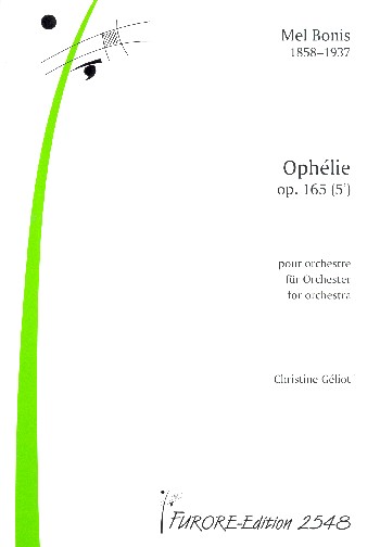 Ophélie op.165  für Orchester  Studienpartitur