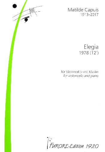 Elegia für Violoncello und Klavier    