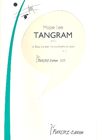 Tangram für Klarinette, Klavier und  Tonband (ad lib)  Partitur und Stimmen